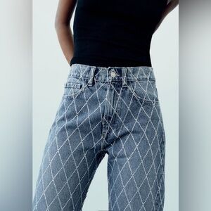 Zara Sequin Jeans